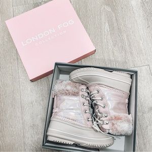 London Fog Toddler Winter Boots Blush Size 9